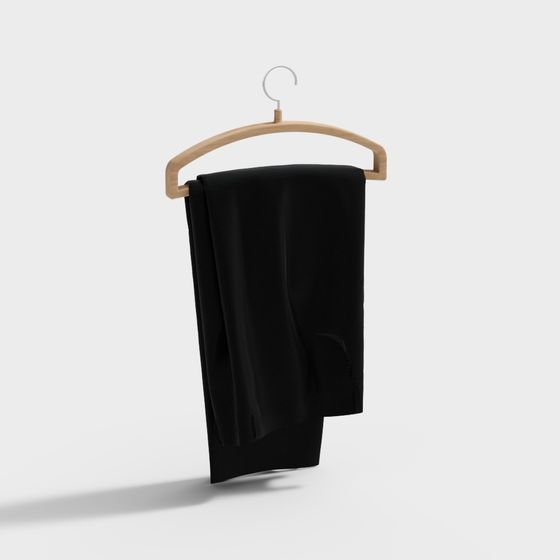 Hanging Pants 3D model for Modern Aesthetics