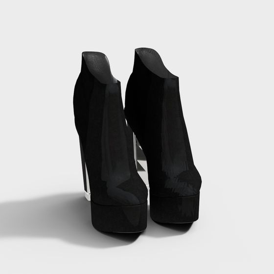 Urban Night Shadow High Heel 3D model