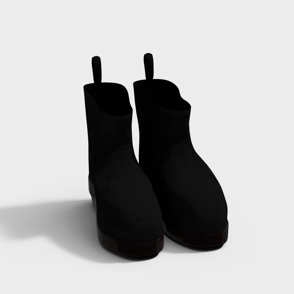 clothes model shoes hat bag gloves towel