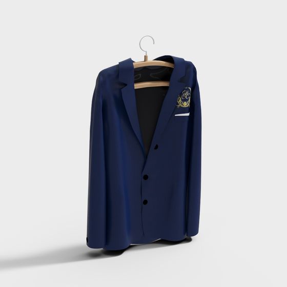 Sophisticated Low-Poly Suit 3D model