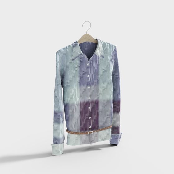 Fog Color Shirt 3D model