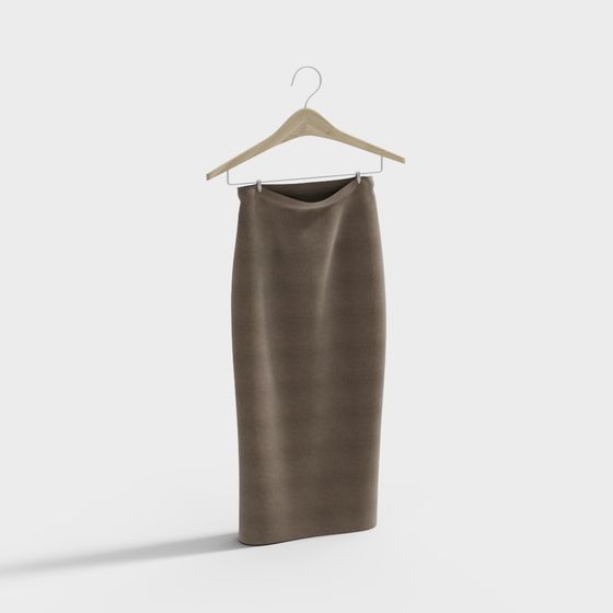 Elegant Skirt on Hanger 3D model