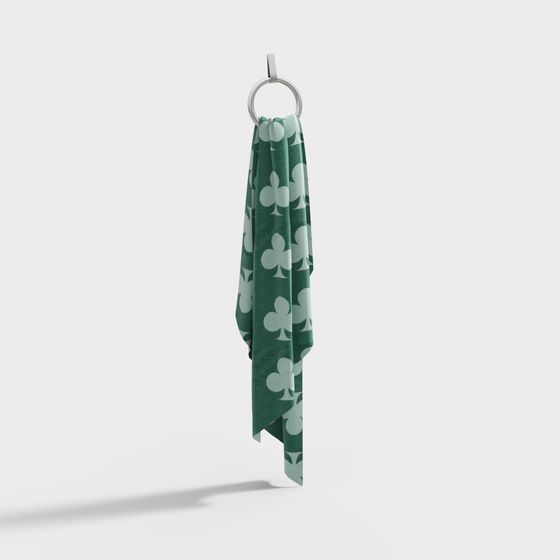 Clover Scarf 3D model