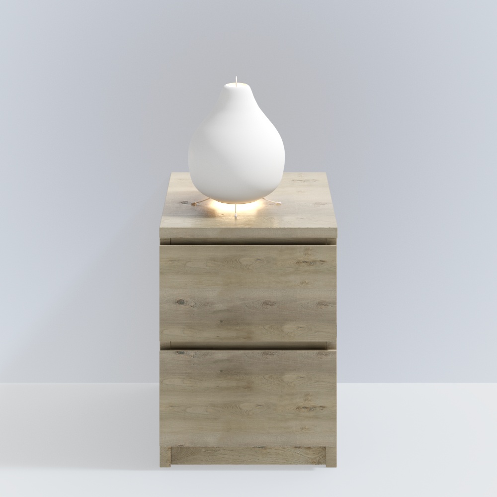 Modern minimalist bedside table