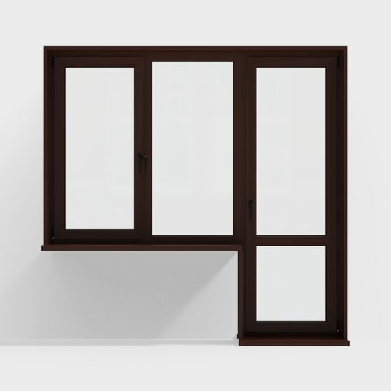 Modern Sliding Door 3D model