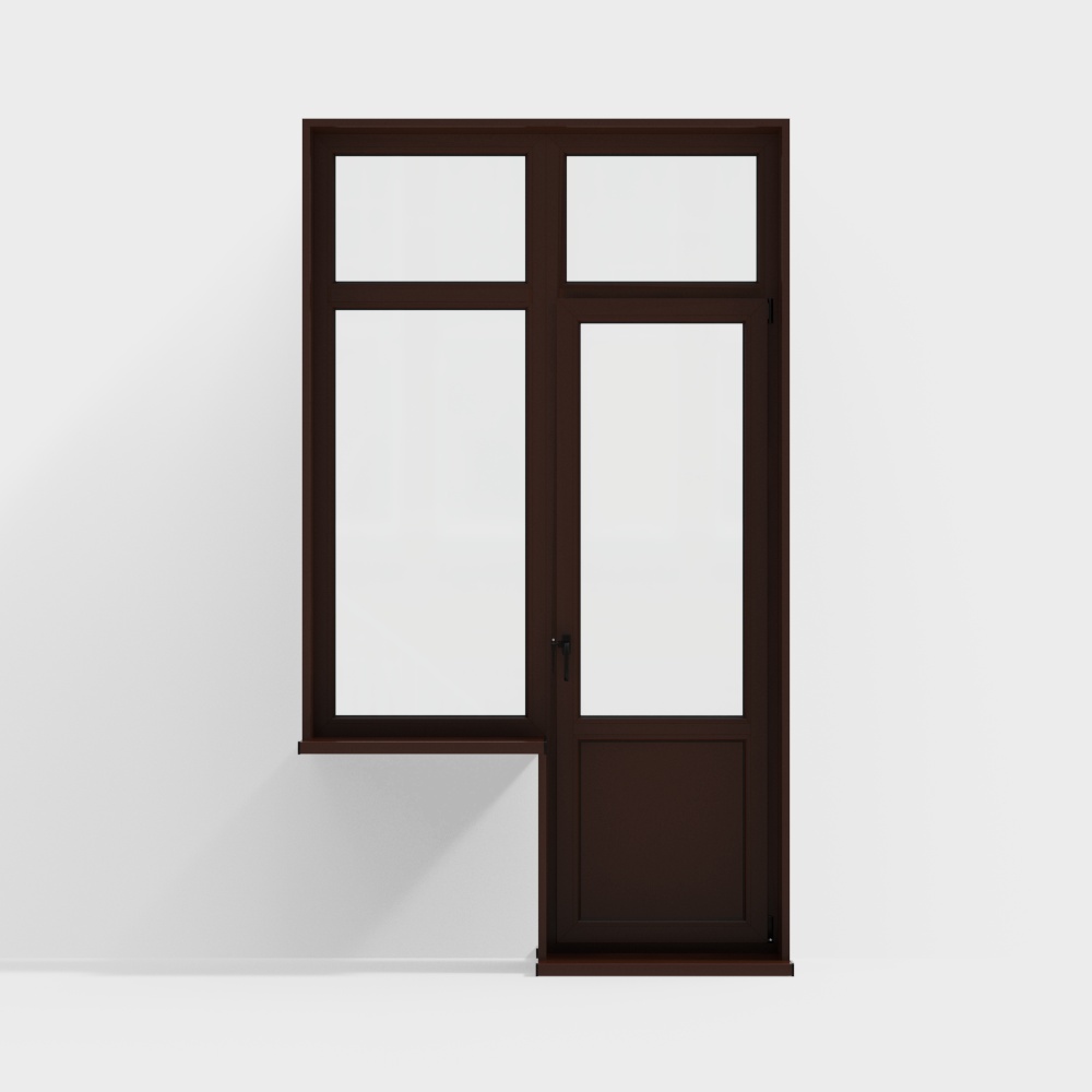 Modern minimalist casement windows
