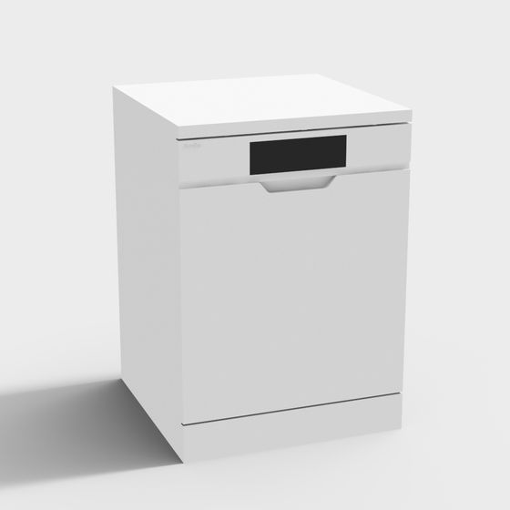 Modern Minimalist Dishwasher 3D model