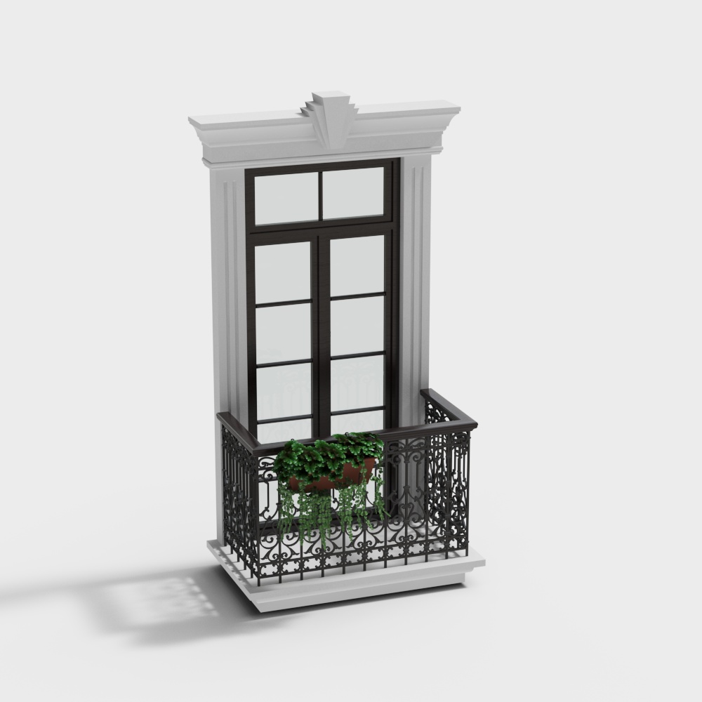 Finestre decorative vintage europee