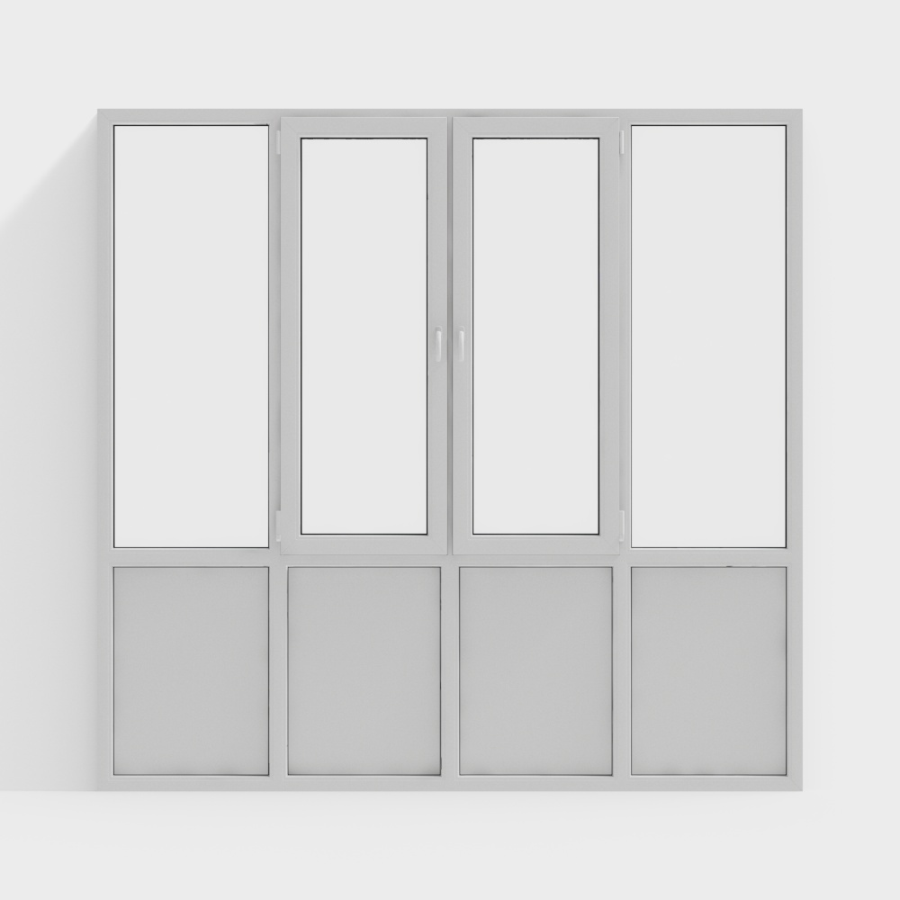 Finestre a ghigliottina minimaliste moderne