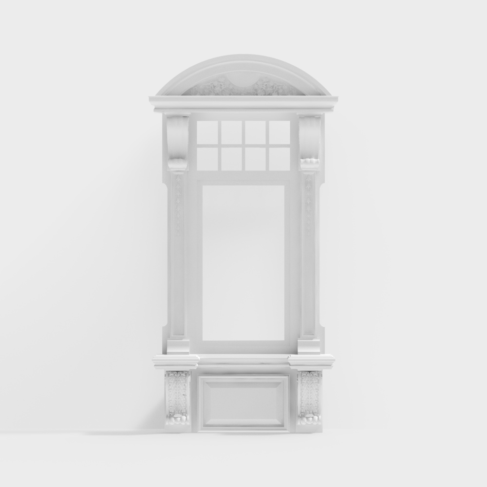 European vintage decorative windows