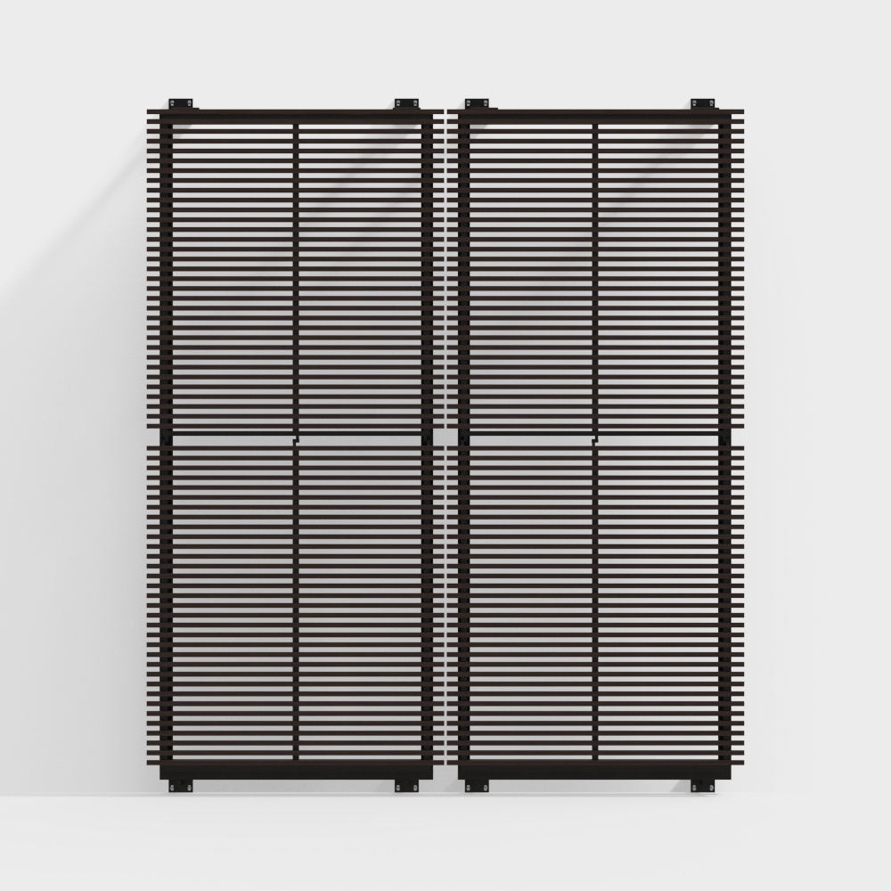 New Chinese style bamboo woven windows