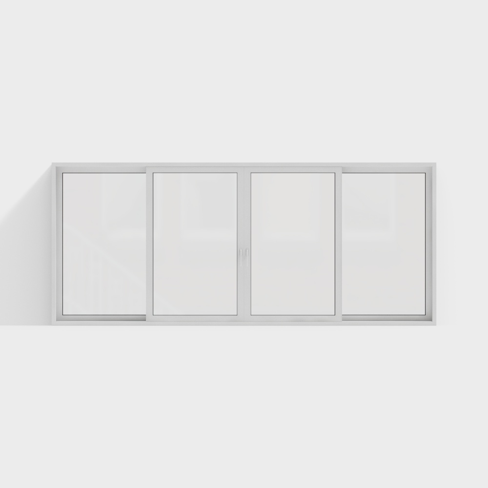 Modern minimalist casement windows