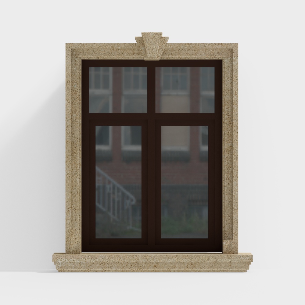 European vintage sliding windows