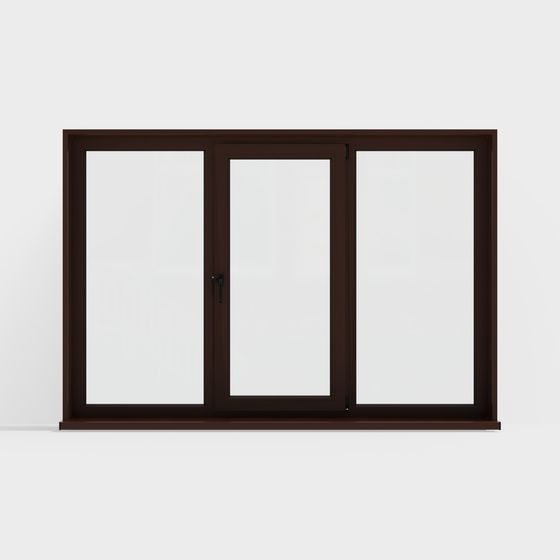 Low Poly Window 3D model for Modern Architecture