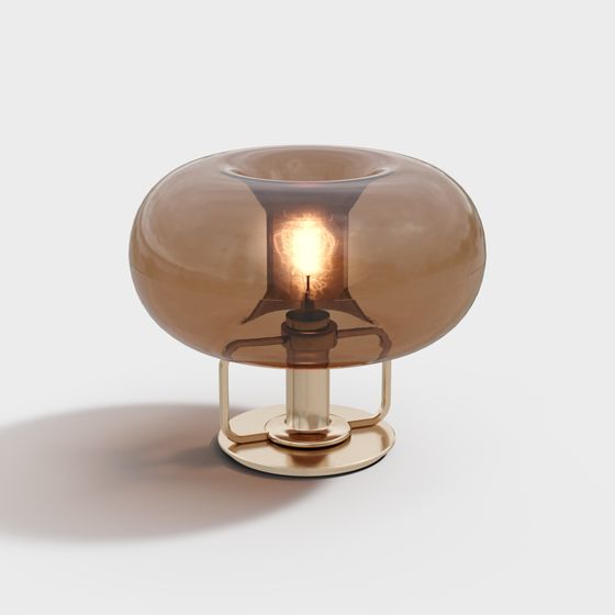 Elegant Low-Poly Lamp 3D model for Modern Aesthetics
