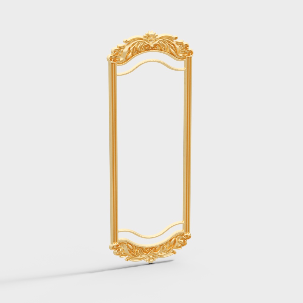 gold carving pattern wall decoration baroque rococo greek column