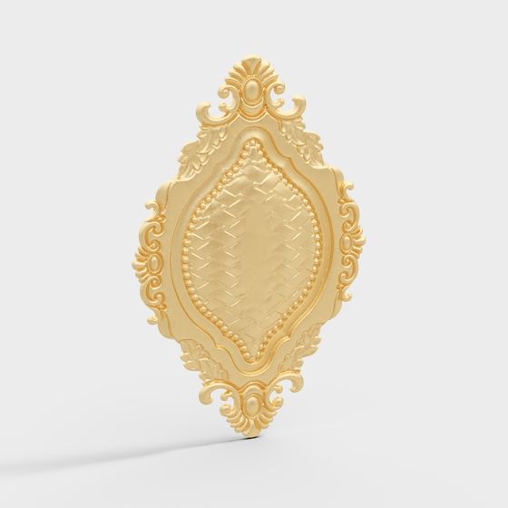 Royal Frame 3D model for Luxurious Designs
