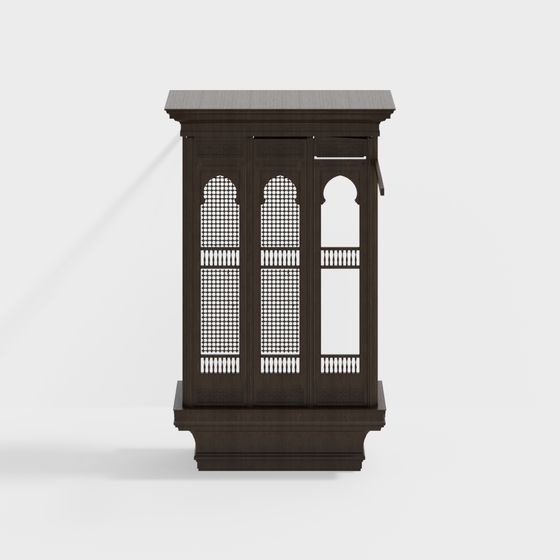 Arabian Door Low-Poly 3D Model for Creative Use