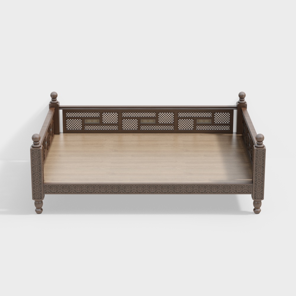 Vintage Bed Frame 3D model