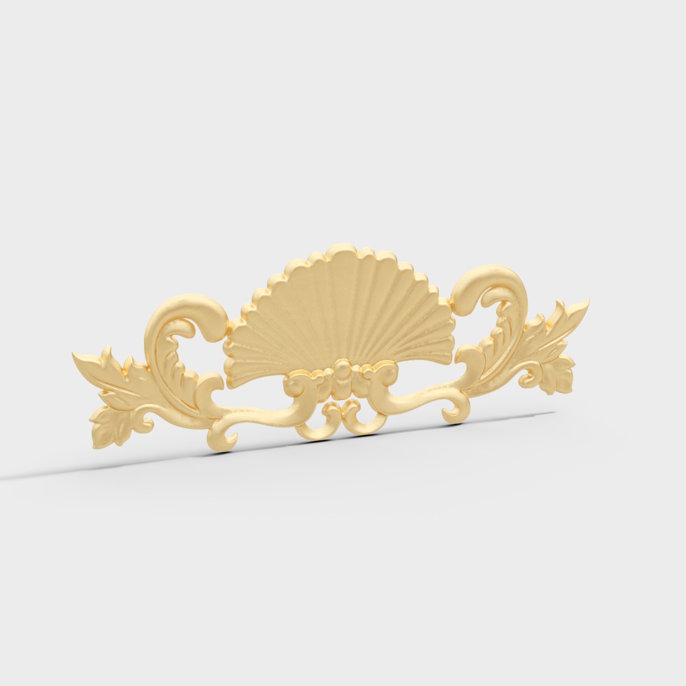 gold carving pattern wall decoration baroque rococo greek column