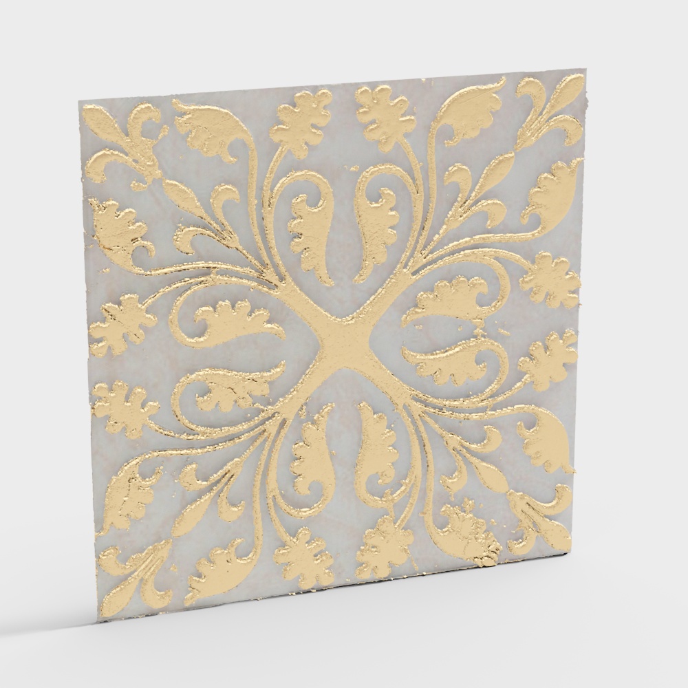 gold carving pattern wall decoration baroque rococo greek column