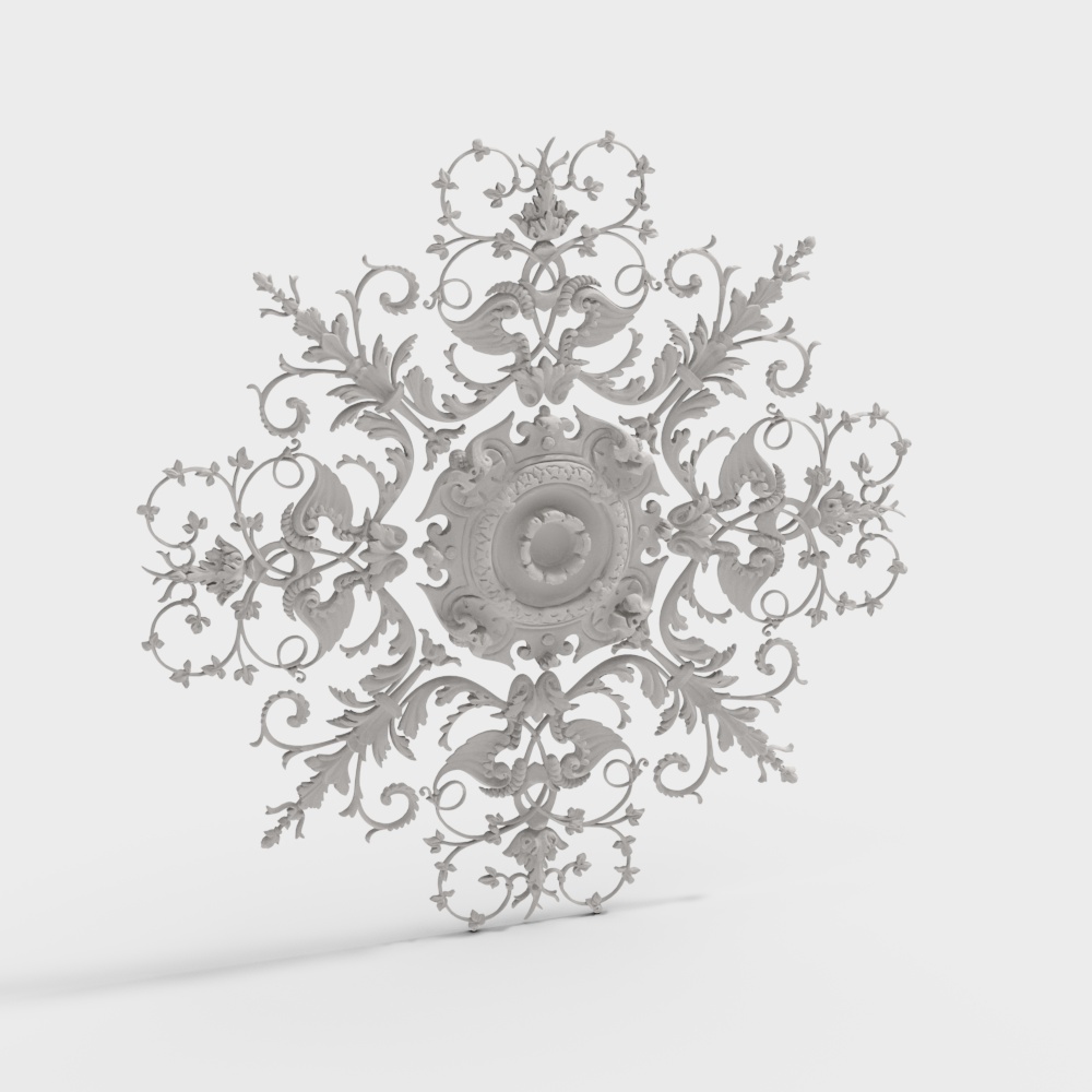 European style wall carving