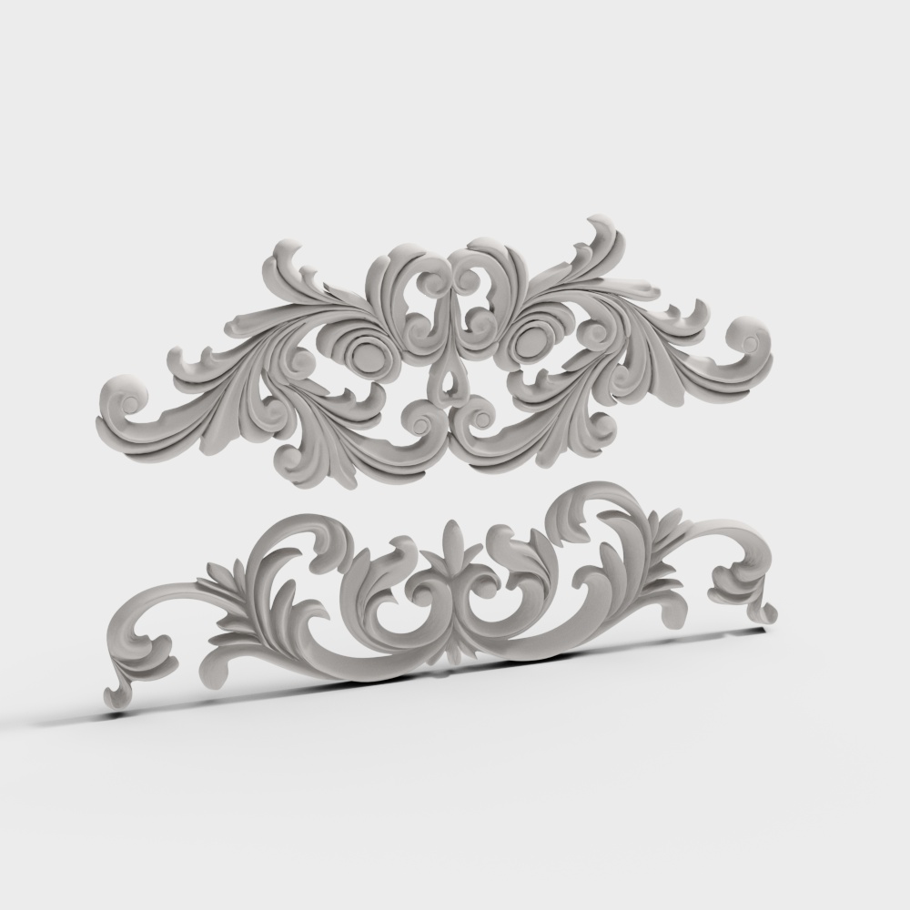 European style wall carving