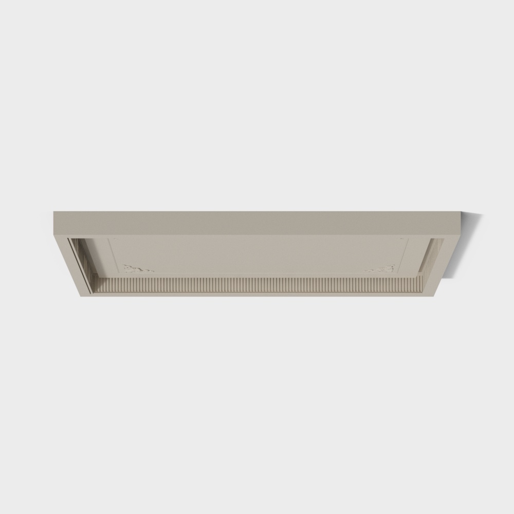 Low Polygon Decorative Ceiling Panel – Beige Concrete Design