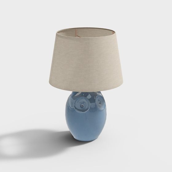 Unique Owl Lamp 3D model for Creative Projects