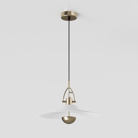 Modern Minimalist Chandelier 3D model