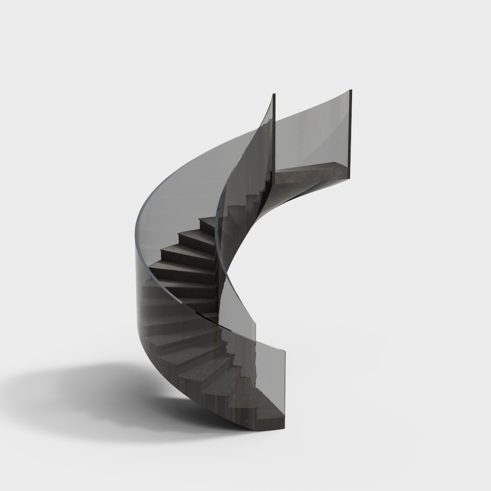 Modern spiral staircase
