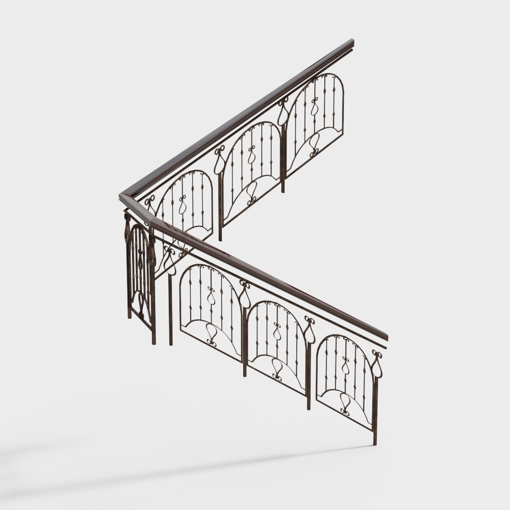 현대식 계단 난간