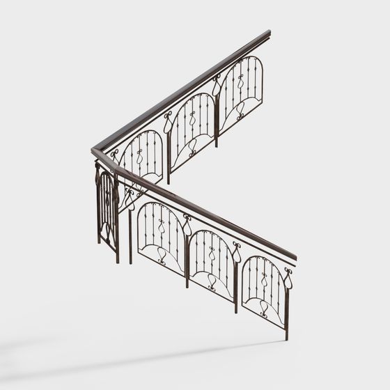 현대식 계단 난간