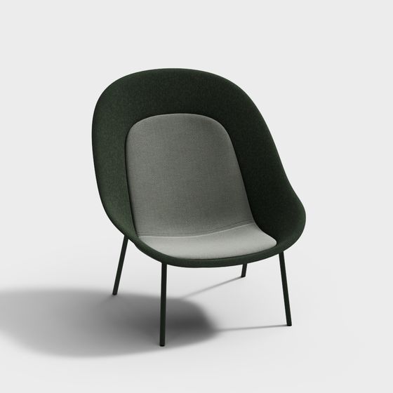 Cozy Lounge Chair 3D model