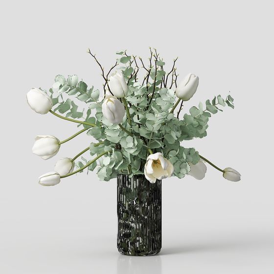 Spring Bouquet 3D model