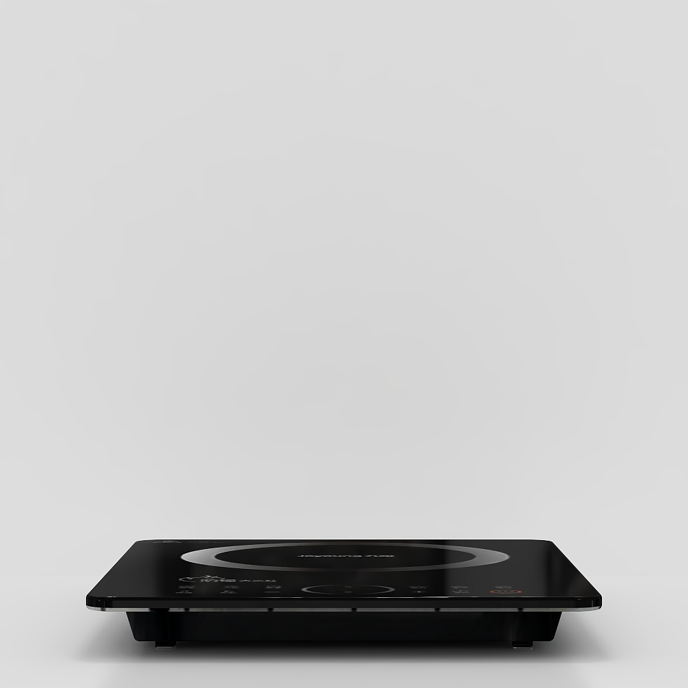 Minimalist Induction Cooktop 3D Model