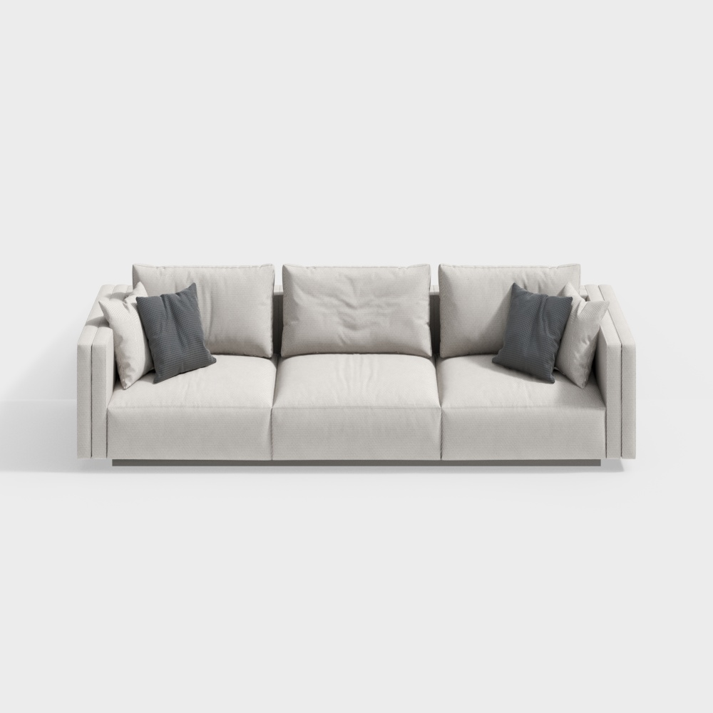 Sofa đa người đơn giản hiện đại