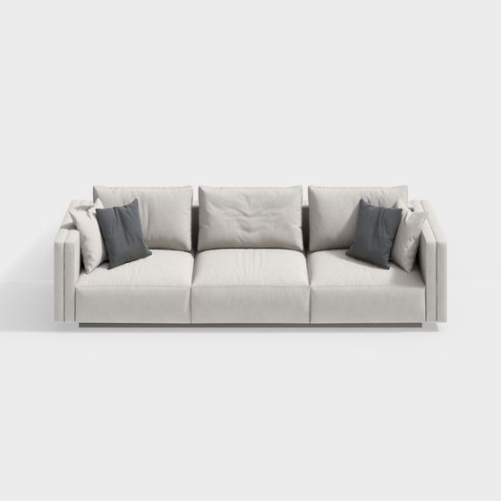 Sofa đa người đơn giản hiện đại