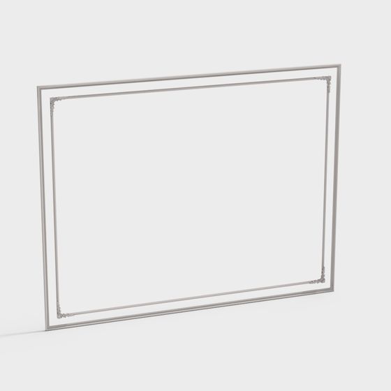Vintage Picture Frame 3D model