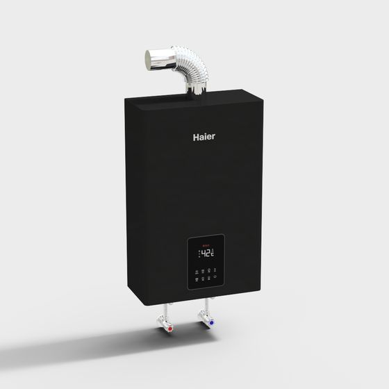 Stylish Haier Water Heater 3D model for Modern Spaces