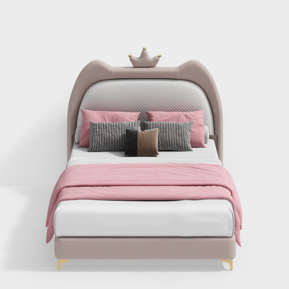 Счастливое детство · детская кровать · clj-qm-e-932# · детская кровать - 1.5 метра