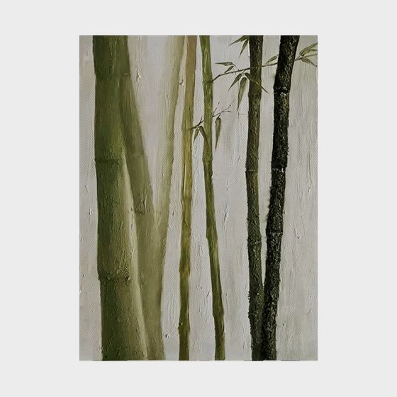 Bamboo Grove Serenity 3D model for Tranquil Spaces