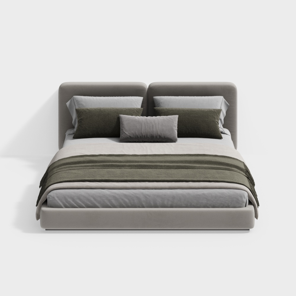 Giường đôi hiện đại