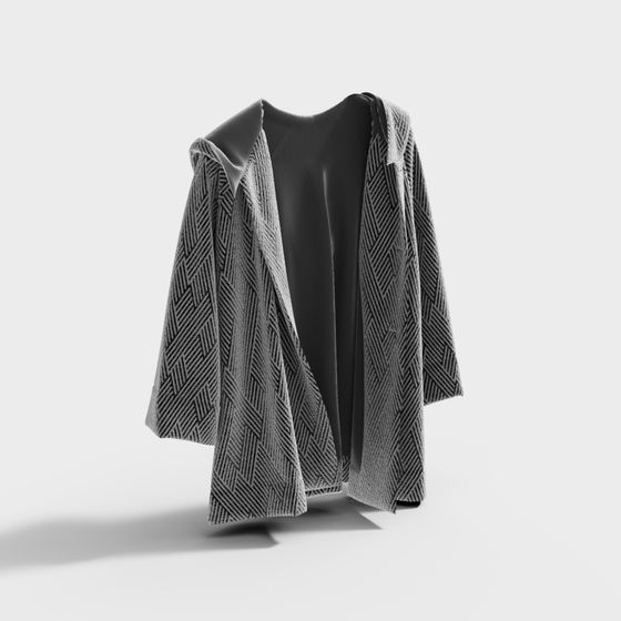 Herringbone Cape 3D model