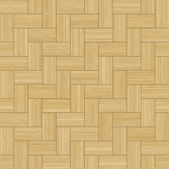 Herringbone Soft Material 3D Model in Wood Color