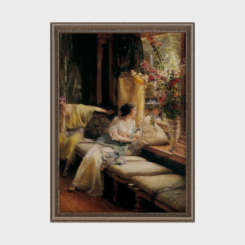 Tranquility by the Window 3D Model – Victorian Style Low-Poly