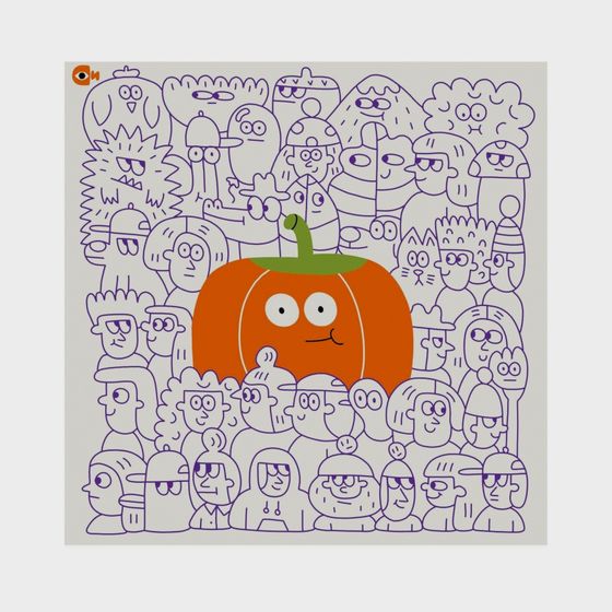 Скандинавская мультяшная декоративная живопись