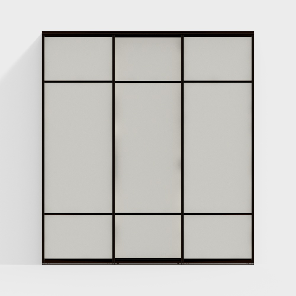 Porte coulissante de style simple en rondin