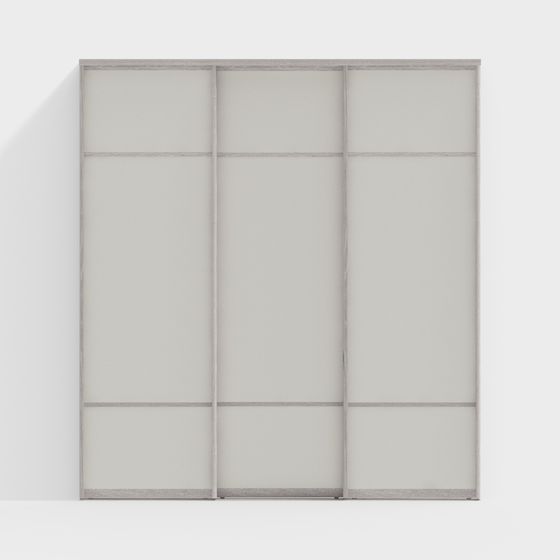 Glass Partition Screen 3D model