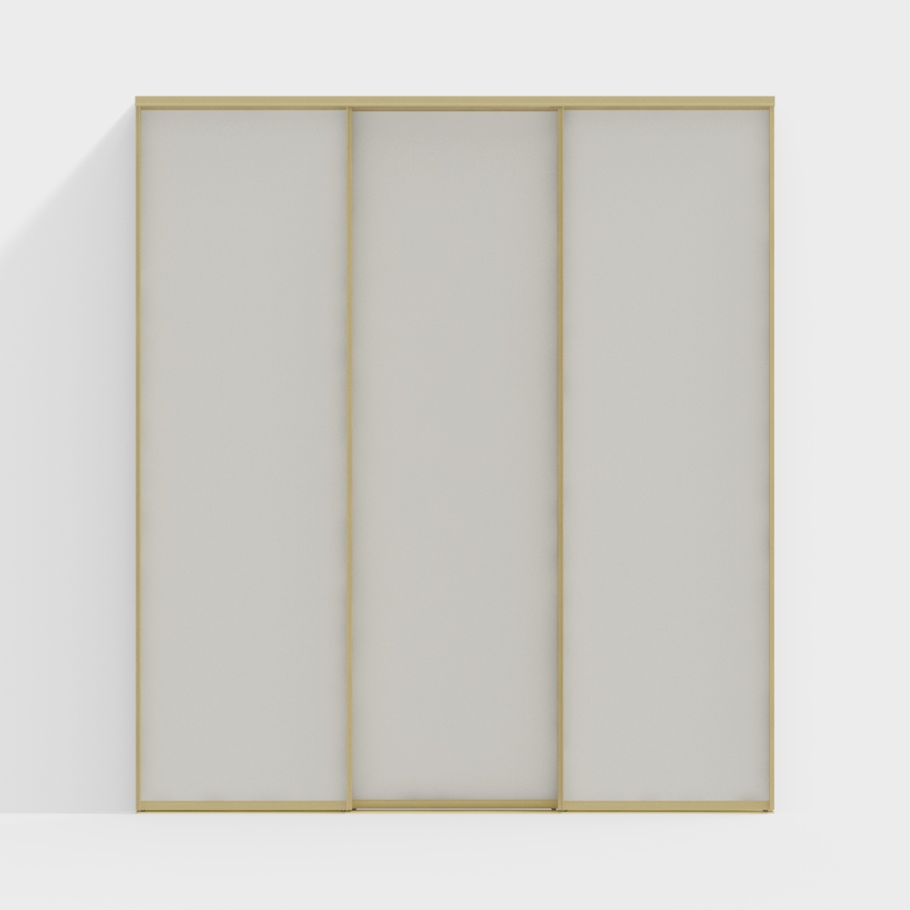 Simple log style sliding door